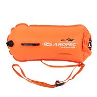 Aropec Triathlon Aropec Verfolger Doppel Tow Float 28L Dry Bag orange RFDJ02 - Durable Nylon Material Dry Tasche mit Tragegriff - 36x70cm