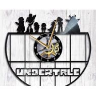 AroundTheTime Undertale Vinyl Clock sans papyrus frisk toriel flowey undyne chara asriel