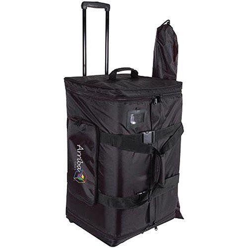  Arriba Case AS185 Larger Rolling Speaker Bag for 15 Speakers