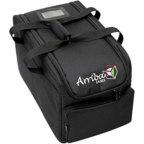 Arriba Products ARRIBA AC-410 Lighting Transport Case FlatSlim Par Travel Bag | 11 x 18 x 11.5