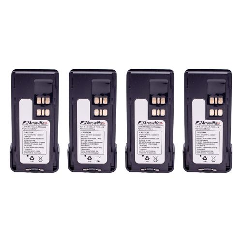  MAXTOP 4 Pack Maxtop AMCM4412-1800-D Ni-MH Battery for Motorola DP2400 DP2600XiR P6600 as PMNN4418