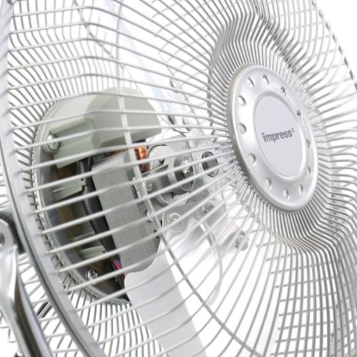  Arrowmounts Impress 9-Inch High Velocity Fan Silver Finish, Im-709v