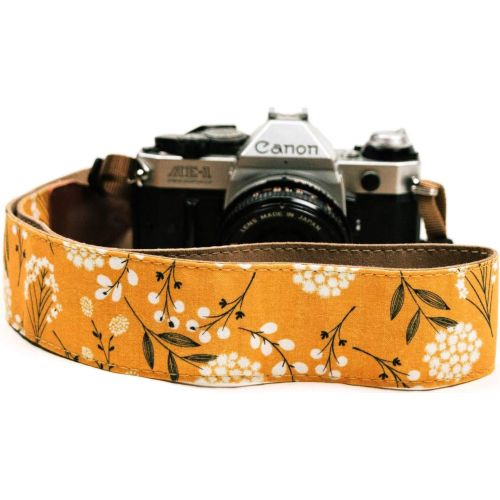  Art Tribute Spring Blossom Flowers Camera Shoulder Strap Belt For All DSLR Camera ? Vibrant Design Universal DSLR Strap, Multi Color Neck Belt Best Gift For Men & Women Photographers