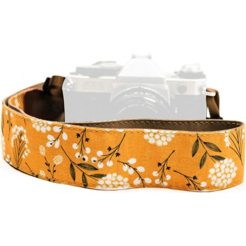  Art Tribute Spring Blossom Flowers Camera Shoulder Strap Belt For All DSLR Camera ? Vibrant Design Universal DSLR Strap, Multi Color Neck Belt Best Gift For Men & Women Photographers