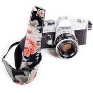 Art Tribute Rose Flowers Stocking Stuffer Camera Strap Belt for All DSLR Camera Elegant Universal DSLR Strap, Unique Pattern Neck Shoulder Strap for Canon, Nikon, Pentax, Sony, Fujifilm and Di