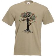 [아마존베스트]Art2tshirt Bodhran T-Shirt Musical Tree Bodhran Irish Frame Drum in Sizes Small to XXL