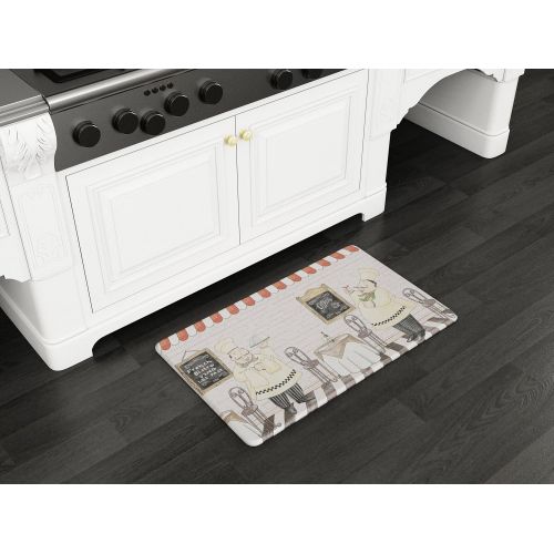  Art3d Premium Double-Sided Anti-Fatigue Chef Rug, Anti-Fatigue Comfort Mat. Multi-Purpose Decorative Standing Mat for the Kitchen, Bathroom, Laundry Room or Office, 18 X 30