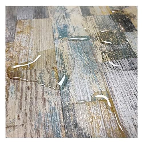  Art3d Peel and Stick Distressed Rustic Wood Panel 5 Pack of 13.5x11.4inches, for Kitchen Backsplash, Bathroom Decoration, Fireplace and Stair Riser Decal, Made of PVC Composite Lam