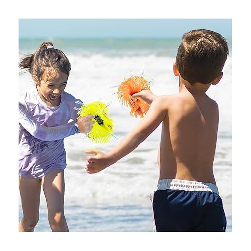  ArtCreativity Splash Water Flying Disc Toys, Set of 3, Water Splashing Frisbee for Kids in 3 Bright Colors, Backyard Games and Outdoor Summer Toys, Water Toys for Kids and Adults