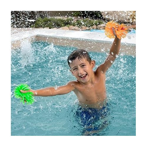  ArtCreativity Splash Water Flying Disc Toys, Set of 3, Water Splashing Frisbee for Kids in 3 Bright Colors, Backyard Games and Outdoor Summer Toys, Water Toys for Kids and Adults