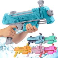 AquaStriker Squirt Gun (Blue) - Prank Water Gun Gadget with Adjustable Sideways Shooting Action for Practical Jokes - Gag Water Gun for Kids 8-12 with 20' Range