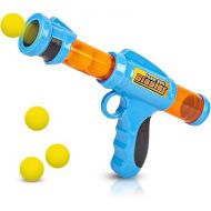ArtCreativity Foam Ball Launcher with 6 Balls, Pump Action Shooting Toy Blaster for Kids, Outdoor Summer Fun, Fetch Toy for Dogs, Best Holiday or Birthday Gift for Boys and Girls