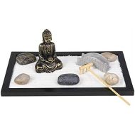 [아마존베스트]ArtCreativity Mini Zen Garden with Buddha Statue, Rake, Sand, Bridge and Rocks - 11 Inch x 6.5 Inch - Home, Office Desk, and Living Room Table Top Decor - Stress Reliever, Meditati
