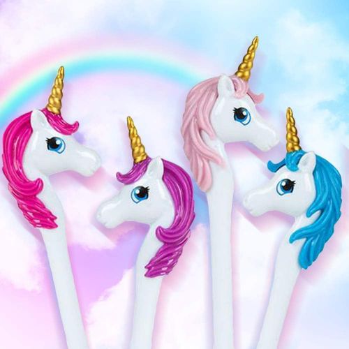  ArtCreativity Unicorn Pens for Kids, Set of 12, Unicorn Party Favors for Girls and Boys, Great Writing Performance, Cute Unicorn Stationery School Supplies and Party Bag Fillers