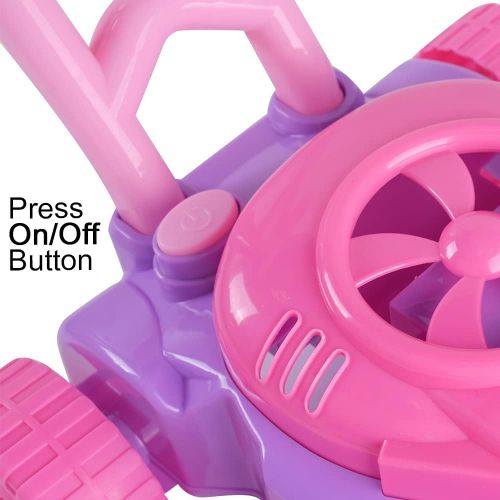  [무료배송] ArtCreativity 유아용 분홍색 및 보라색 거품 잔디 깎는 기계/전자 거품 송풍기/아이들을 위한 재미있는 거품 장난감/생일 선물