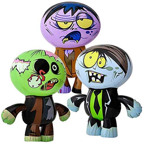  할로윈 용품ArtCreativity Zombie Bunch Inflates, Set of 3, 24 Inch Blow-Up Zombies in Fun Assorted Designs, Inflatable Halloween Decorations, Halloween Photo Booth Props and Spooky Carnival Ga