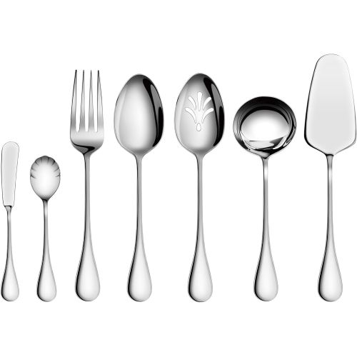  [아마존베스트]Artaste Rain 18/10 Stainless Steel 7-Piece Hostess Set, Silver