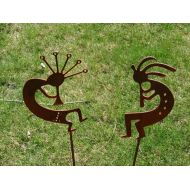 Artbyjack Metal DANCING KOKOPELLI Garden Stake Yard Decor