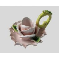 Artceramic Gorgeous ceramic candlestick, ceramics and pottery, hand made ceramic, rose, romantic candlestick