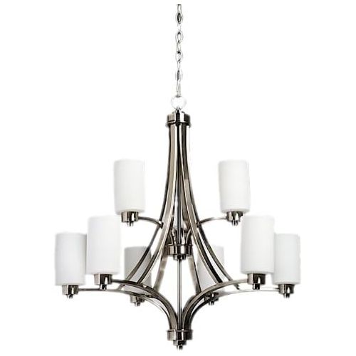  Artcraft Lighting Parkdale 9-Light 2-Tier Chandelier, Oil-Rubbed Bronze