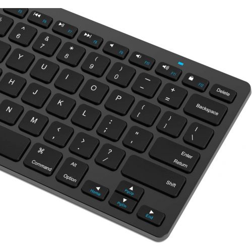  [아마존베스트]Arteck Ultra-Slim Bluetooth Keyboard Compatible with iPad 10.2-inch/iPad Air/iPad 9.7-inch/iPad Pro/iPad Mini, iPhone and Other Bluetooth Enabled Devices Including iOS, Android, Wi