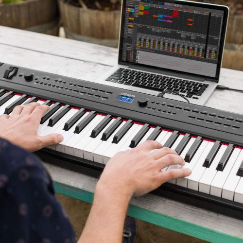  [아마존베스트]Artesia PE-88 | 88 Key Digital Piano/Keyboard with Semi Weighted Action & Built In Speakers + 130 Premium 3D/3 Layer Voices & 100 Rhythms Fully Orchestrated + Power Supply + Sustai