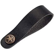 [아마존베스트]Artibetter Leather Guitar Neck Strap Button Star Guitar Headplate Strap for Guitar Ukulele Electric Acoustic Guitar Bass (Black)