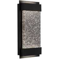 Artika GB390L HDBL Essence Bubble Glow Box LED Porch Sconce Cylinder, 6 Modern Wall Mount Weather Resistant Outdoor Light, Black