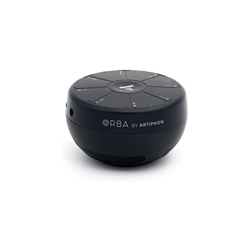  [아마존베스트]Artiphon Orba Portable Synthesizer Looper Midi Controller for On the Go (8 Sensitive Touchpads, Motion and Position Sensors, Onboard Looper with 4 Tracks Bluetooth LE Midi, Include