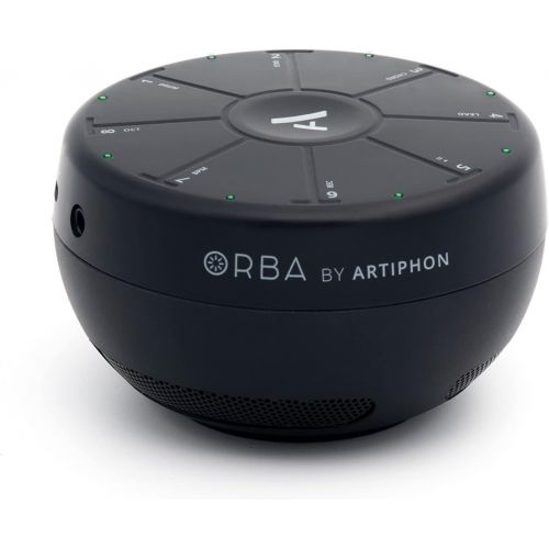  [아마존베스트]Artiphon Orba Portable Synthesizer Looper Midi Controller for On the Go (8 Sensitive Touchpads, Motion and Position Sensors, Onboard Looper with 4 Tracks Bluetooth LE Midi, Include