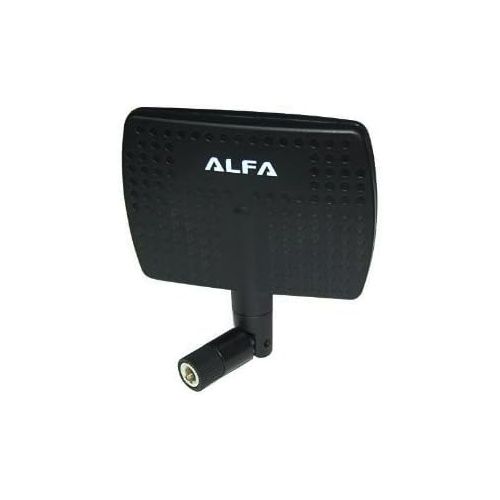  Alfa 2.4HGz WiFi Antenna - 7dBi RP-SMA Panel Screw-On Swivel for Netwrok Adaptors - Also Works for 3DR Solo Drone, DJI Phantom 3 Drone, Yuneec Typhoon H ST16 Controller, adds Range