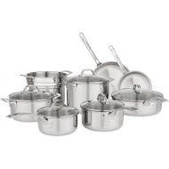 Artist Unknown Viking Tri-Ply Complete 13-Piece Cookware Set Suitable for Oven, Stovetop, Grill and Induction Stove Use