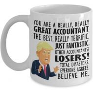 Artist Unknown Funny Accountant Mugs Trump Mug CPA Coworker Gag Mug Conservative Coffee Cup Tax Accounting Professional 11oz ceramic mug