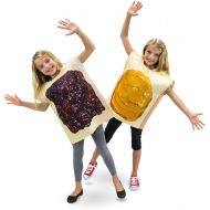 Unknown Peanut Butter & Jelly Childrens Halloween Dress Up Party Cosplay Costumes 2-Pack (Youth X-Large (10-12)) Brown