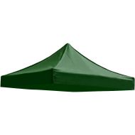 Artist Unknown Replacement Canopy Top Cover Patio Tent Sunshade Shelter Rain Tarp Camping - Dark Green, 3x3m