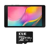Artist Unknown Samsung Galaxy Tab A 8.0 Tablet, Quad Core 2.0Ghz, 32GB, Dual Camera, WiFi, Bluetooth, Android 9.0 Pie, Black, w/CUE 128GB MicroSD Card