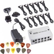 MXR M238 Iso-Brick Power Supply Bundle with Dunlop PVP101 Pick Pack