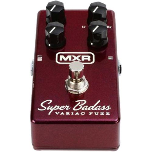  MXR M236 Super Badass Variac Fuzz Distortion Effects Pedal BUNDLE w/ 2 Patch Cables and Dunlop PVP101 Pick Pack