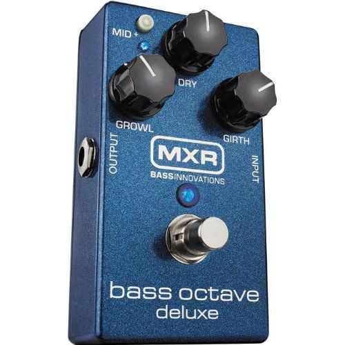  MXR M288 Bass Octave Deluxe Pedal w/ 4 Cables