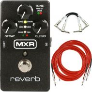 MXR M300 Reverb Analog Guitar Effect Pedal + Cables
