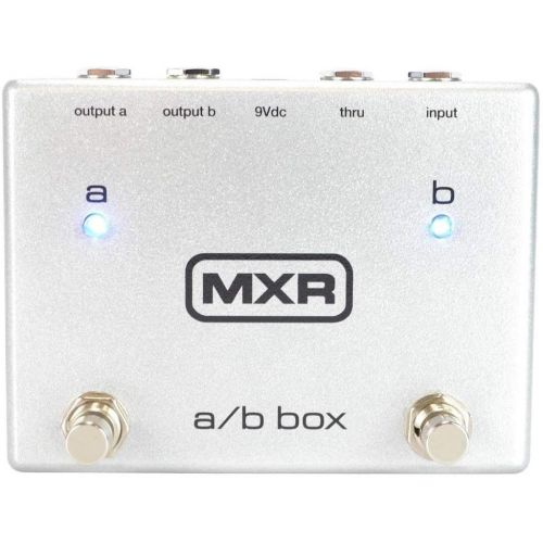  MXR M196 A/B Box Guitar Pedal w/ Patch Cables