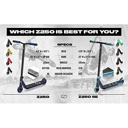  [아마존베스트]Unknown Fuzion Z250 Pro Scooters - Trick Scooter - Intermediate and Beginner Stunt Scooters for Kids 8 Years and Up, Teens and Adults  Durable, Smooth, Freestyle Kick Scooter for Boys and