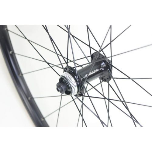 Artist Unknown 26 inch Alloy Wheels ATB Bike Bicycle Disc Brake Centerlock Hubs and Cassette