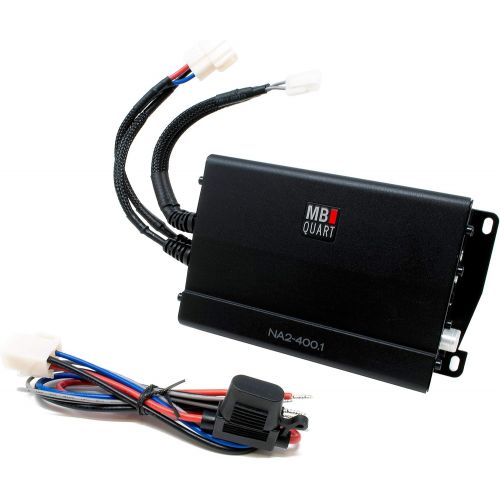  [아마존베스트]Unknown MB Quart NA2-400.1 Compact 400 watt Mono Powersports Amplifier to for a subwoofer
