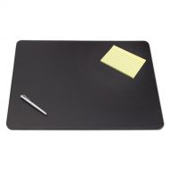 Artistic Sagamore Desk Pad w/Decorative Stitching, 38 x 24, Black, Sold as 1 Each