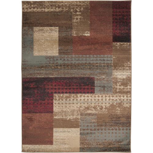  Surya Riley RLY-5004 Contemporary Machine Made 100% Polypropylene Light Pear 53 x 76 Geometric Area Rug