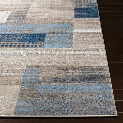  Surya Riley RLY-5004 Contemporary Machine Made 100% Polypropylene Light Pear 53 x 76 Geometric Area Rug