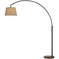Artiva USA LED602111FBZ Allegra 79 LED Arch Floor Lamp with Dimmer, 48 L x 16 W x H, Antique Bronze