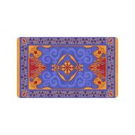 Artsadd Artsdd Custom Magic Carpet Blue Pattern Doormat 18x30