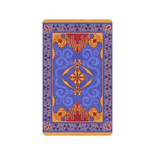  Artsadd Artsdd Custom Magic Carpet Blue Pattern Doormat 18x30